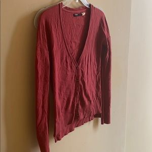 Red cardigan S